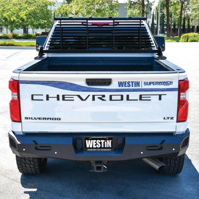 Westin 57-8025 1999-2018 Chevrolet/Ford/GMC/Toyota Silverado/Sierra 1500/2500/3500 HD Headache Rack - Black
