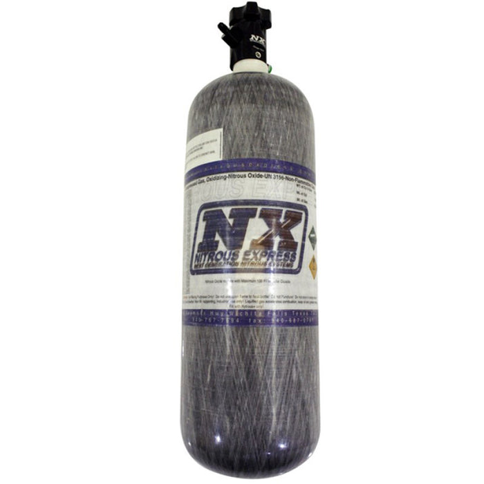 Nitrous Express 11152 Composite Bottle w/Lightning 500 Valve (6.79 Dia x 23.25 Tall)