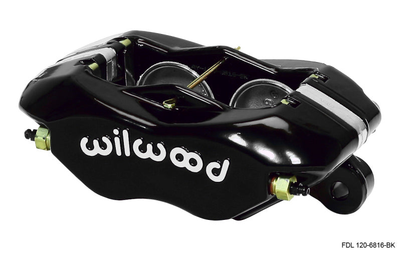 Wilwood WIL120-6816-BK Caliper Dynalite 0.810in Rotor 4 Piston Black