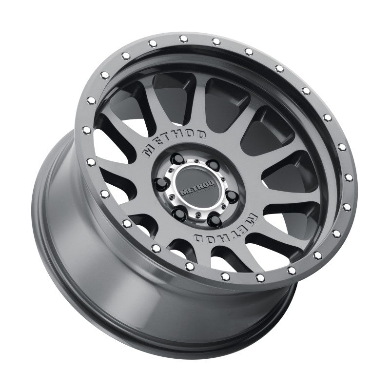 Method Wheels MR60521016824N Method MR605 NV 20x10 -24mm Offset 6x135 87mm CB Gloss Titanium Wheel