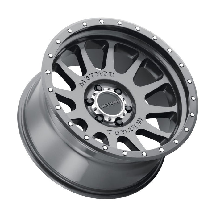 Method Wheels MR60521016824N Method MR605 NV 20x10 -24mm Offset 6x135 87mm CB Gloss Titanium Wheel