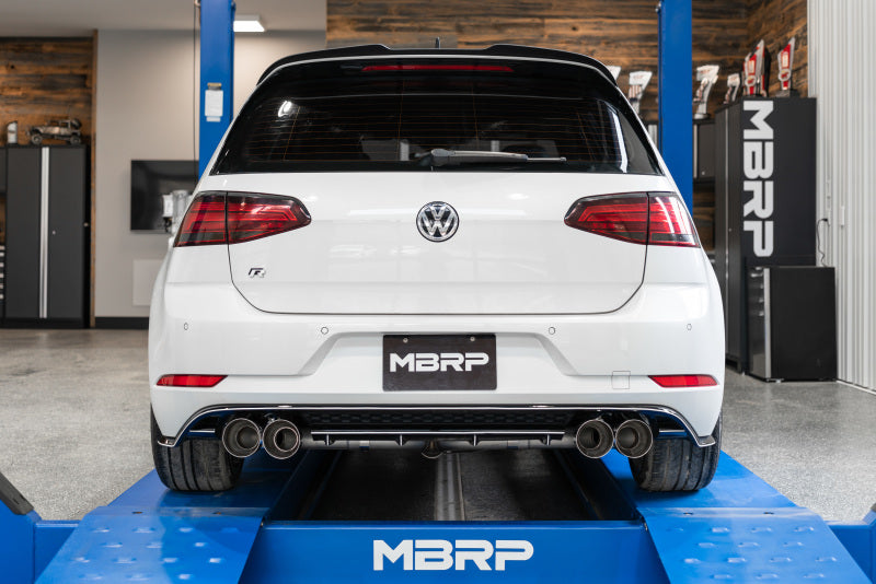 MBRP S4603304 15-19 VW Golf R 3in Cat Back Single Exit Exhaust Pro Series w/ Valve Delete - T304
