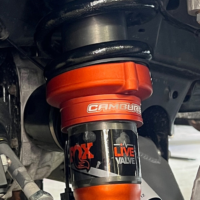 Camburg CAM-110227-ORG Ford Raptor 21-23 1.5in Front Spring Preload Spacer Kit (Fox Orange)
