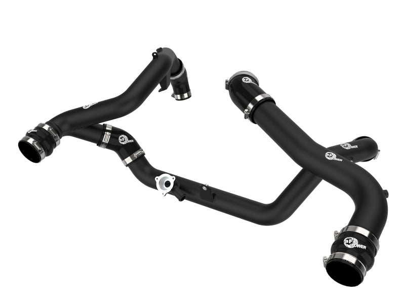 aFe 46-20654-B 20-23 Ford Explorer ST V6 3.0L (tt) BladeRunner Aluminum Hot and Cold Charge Pipe Kit - Black