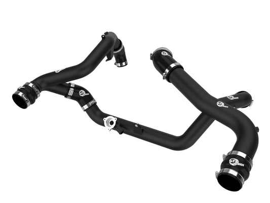 aFe 46-20654-B 20-23 Ford Explorer ST V6 3.0L (tt) BladeRunner Aluminum Hot and Cold Charge Pipe Kit - Black