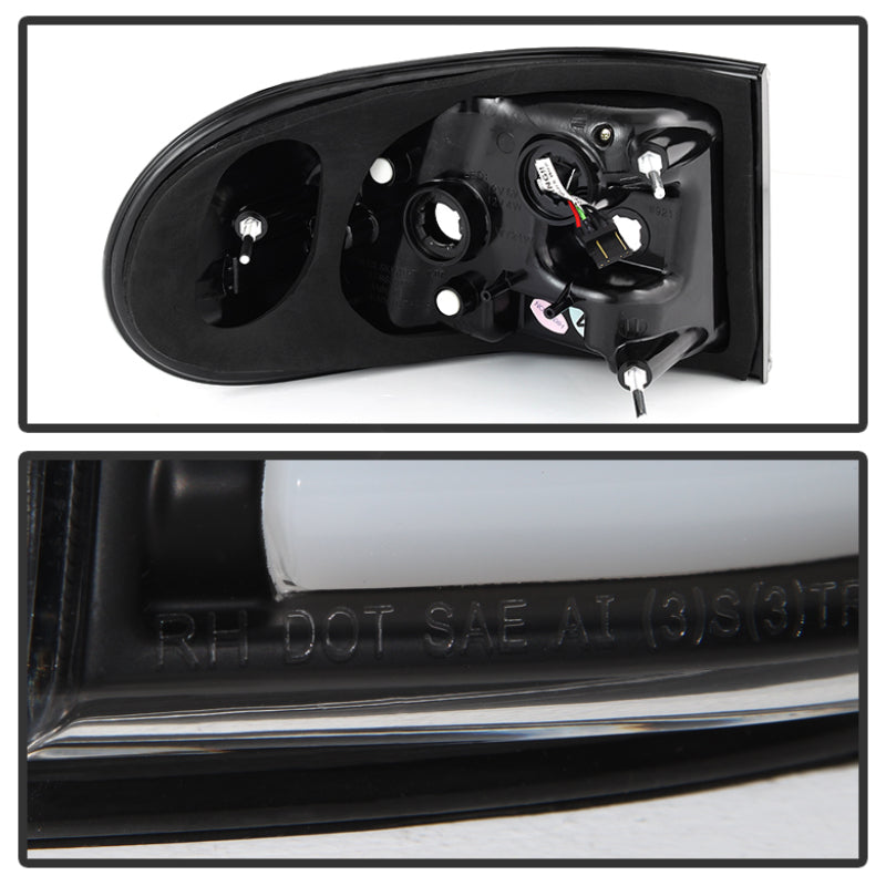 SPYDER 5079442 Spyder Toyota FJ Cruiser 07-13 Light Bar LED Tail Lights Black ALT-YD-TFJ07-LBLED-BK