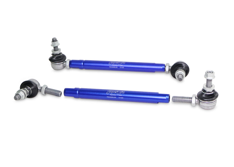 Superpro TRC10200 SuperPro 2004 Mazda 3 i Front HD Adjustable End Link Set (10mm Studs 254mm to 305mm)