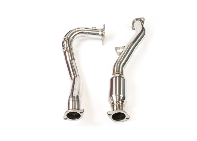 Invidia HS15SWMDOCB 15-21 Subaru WRX w/ Manual Transmission J-Pipe With Bottom High Flow Cat Down Pipe
