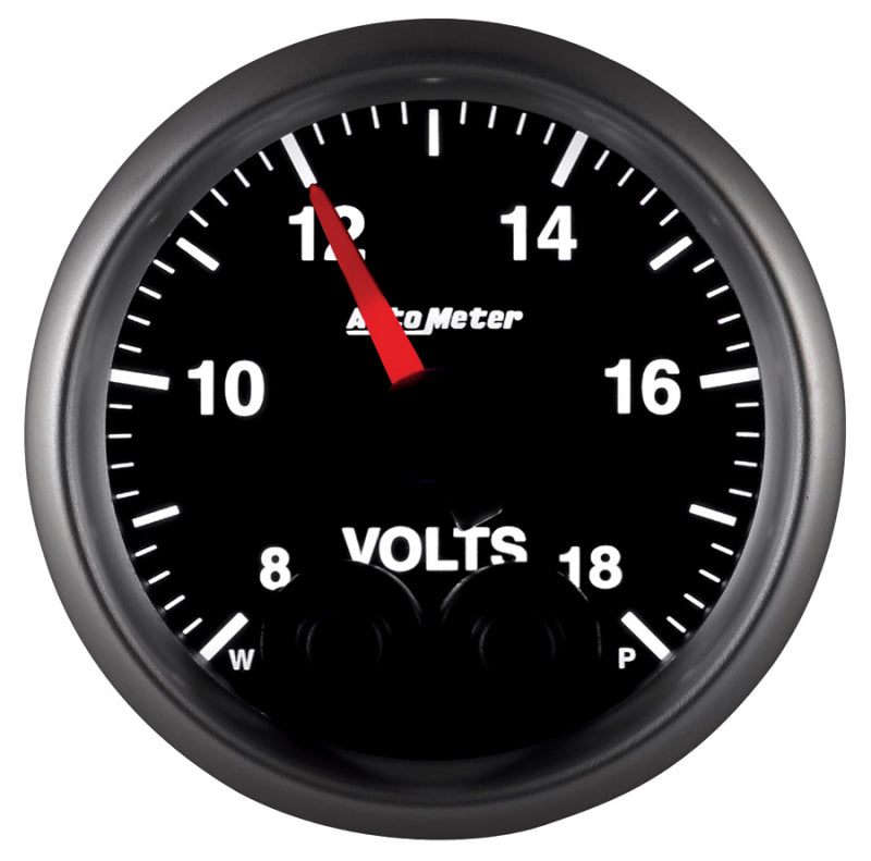 Autometer ATM5683 2-1/16 E/S Voltmeter Gauge - 8-18 Volts
