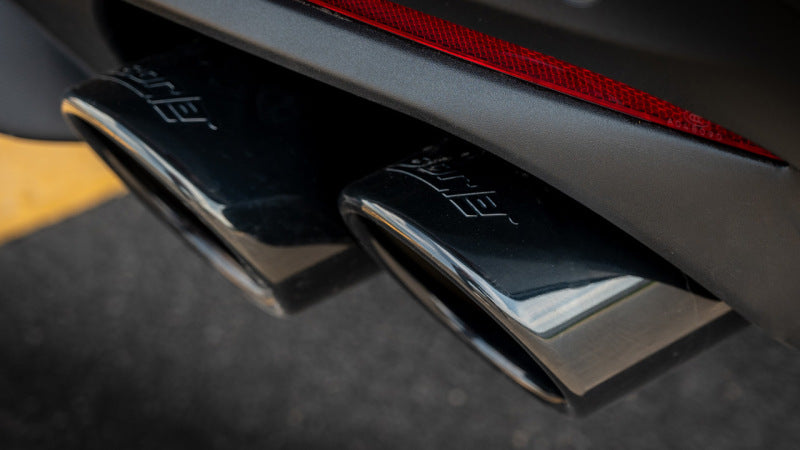Borla 140970BC 2024 Ford Mustang GT 5.0L V8 3 in ATAK Catback Non-Active Exhaust- Black Chrome Quad Tip