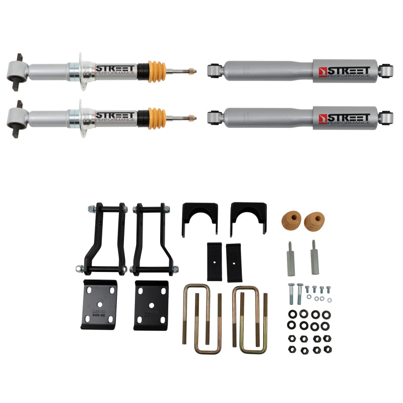 Belltech 1045SP LOWERING Kit 2019+ Ford Ranger 4WD 2in Front/4in Rear