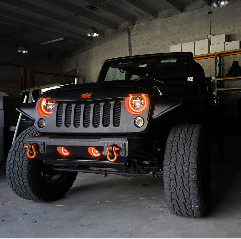 ORACLE Lighting 5769-334 Oracle 7in High Powered LED Headlights - Black Bezel - ColorSHIFT No Controller
