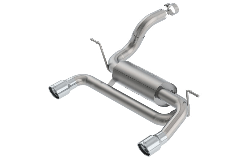 Borla 11964 18-19 Jeep Wrangler JL/JLU 2.0L 4Cyl 2DR/4DR Axle Back Exhaust ATAK w/ 3.5in Tips