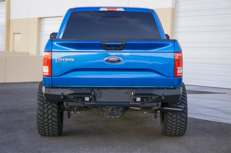 Addictive Desert Designs R181231280103 15-18 Ford F-150 Stealth Fighter Rear Bumper w/ Backup Sensor Cutout