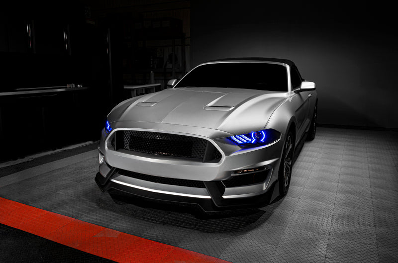 ORACLE Lighting 1446-332 Oracle 18-21 Ford Mustang Dynamic DRL w/ Halo Kit & Sequential Turn Signal - ColorSHIFT SEE WARRANTY