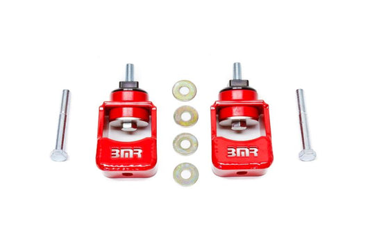 BMR Suspension MM004R BMR 10-15 5th Gen Camaro Motor Mount Kit (Polyurethane) - Red (Spacers Not Included)