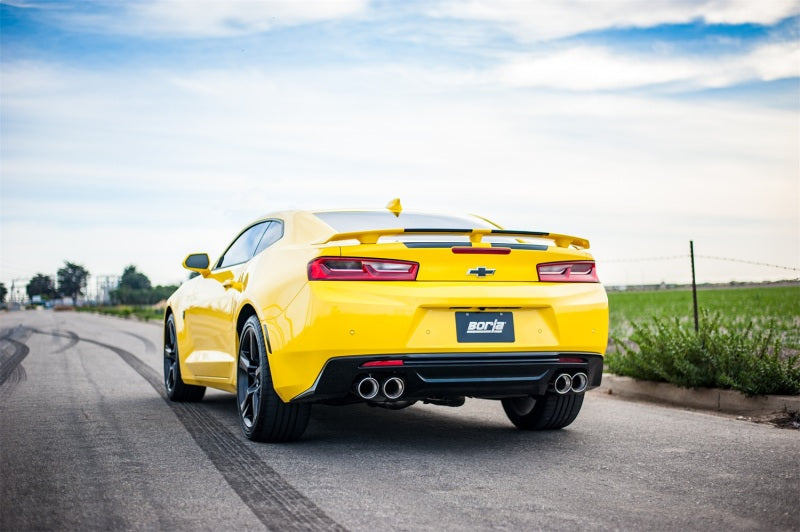 Borla 11920 2016 Chevy Camaro 6.2L AT/MT S-Type Rear Section Exhaust w/o Dual Mode Valves