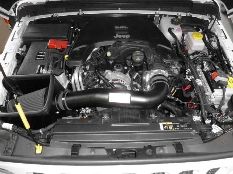 K&N Engineering 71-1576 K&N 2018 Jeep Wrangler JL V6-3.6L F/I Blackhawk Performance Intake Kit (No Jeep Grand Cherokee)