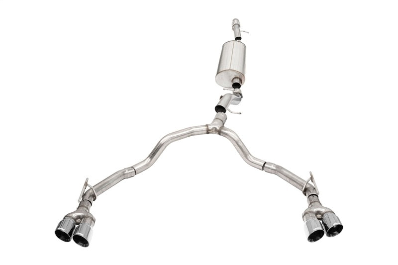 CORSA Performance 21129 Corsa 21-25 Chevrolet Tahoe/GMC Yukon 4DR 6.2L 4WD Dual Rear 3/2.75in Sport Cat-Back DW 4inPol Tips