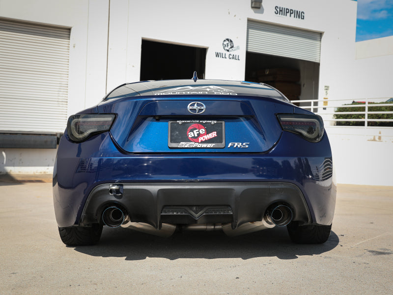 aFe 49-36023-L Takeda Exhaust Axle-Back 13-15 Scion FRS / Subaru BRZ 304SS Blue Flame Dual Tips Exhaust