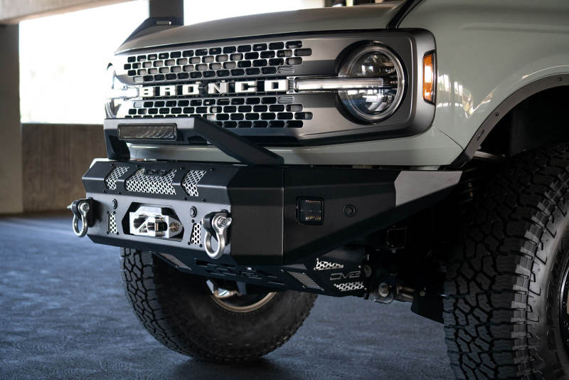 DV8 Offroad LBUN-01 Bull Bar Add-On For DV8 Ford Bronco Bumpers - Fits 13in Elite Series Light Bar