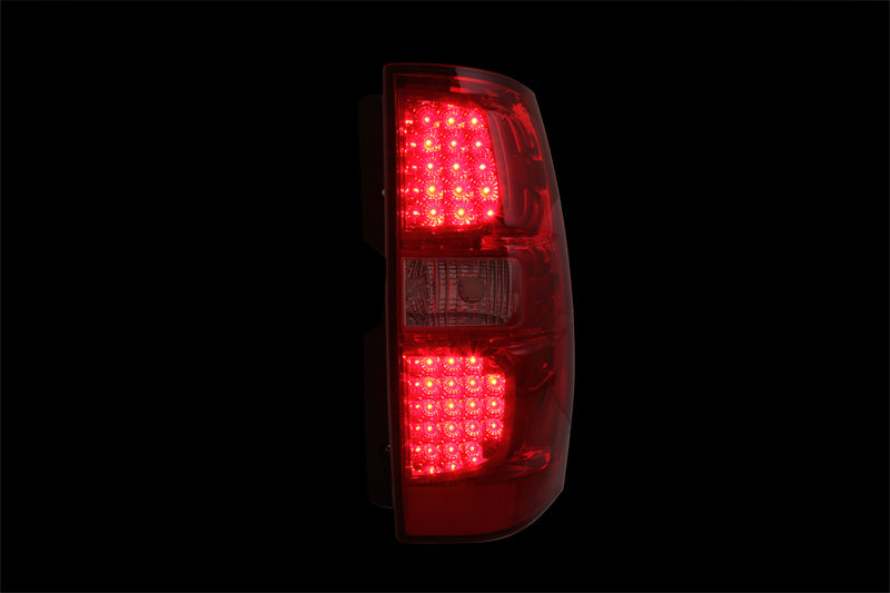 ANZO 311143 2007-2013 Chevrolet Avalanche LED Taillights Red/Clear