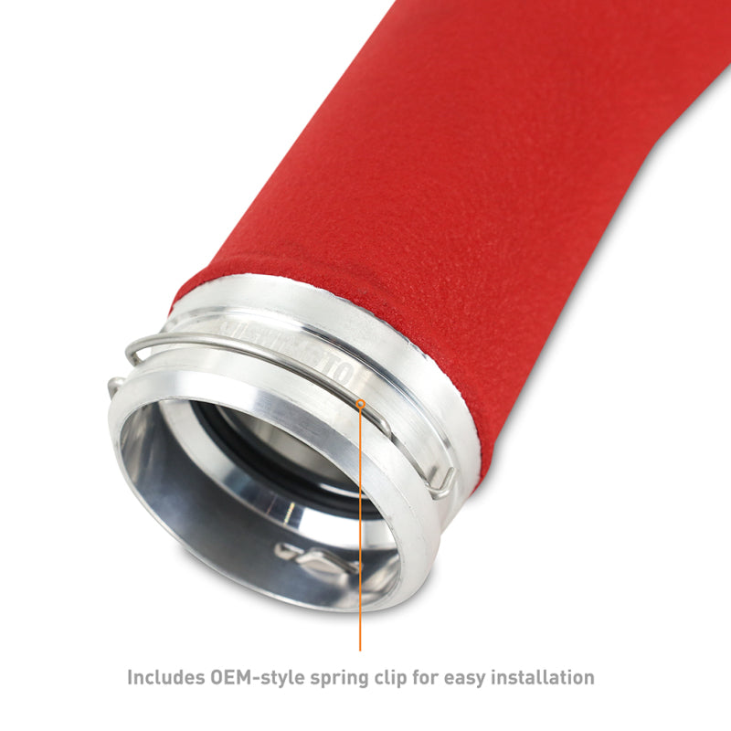 Mishimoto MMICP-WRX-22WRD 2022+ Subaru WRX Charge Pipe - Wrinkle Red