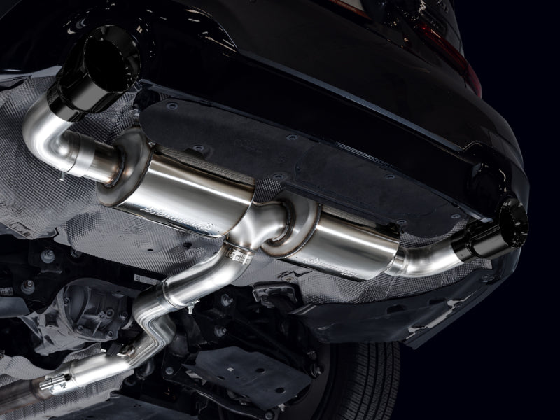 AWE Tuning 3015-33429 AWE 19-23 BMW 330i / 21-23 BMW 430i Base G2X Touring (Excl.Conv) Axle Back Exhaust - Diamond Black