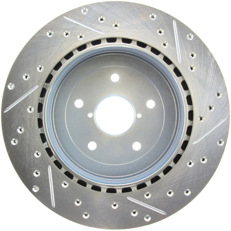 Stoptech 227.47023R StopTech Select Sport 05-07 Subaru Impreza (DOES NOT FIT WRX/STI) Slotted / Drilled Right Rear Rotor