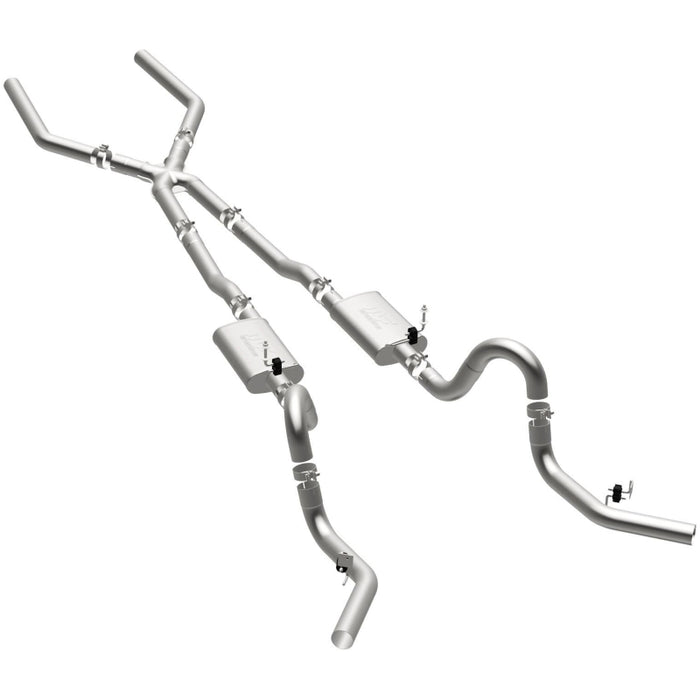 Magnaflow Perf Exhaust MAG15898 68-72 GM A Body 3in Dual Exhaust System