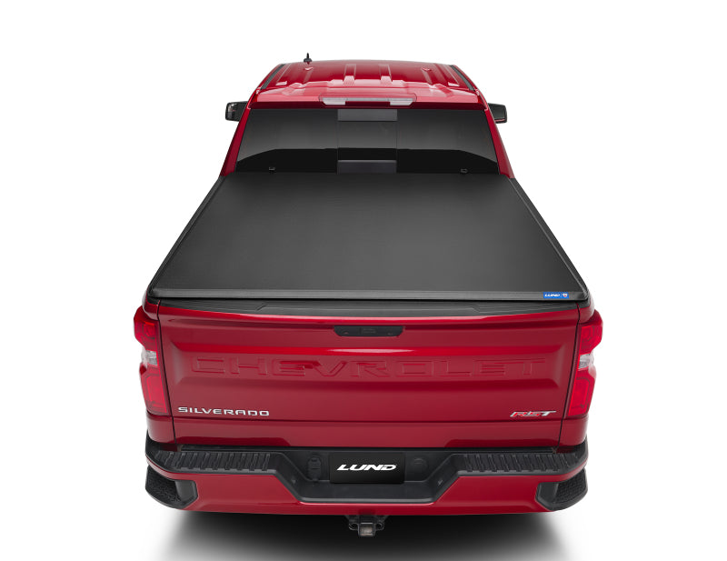 LUND 969558 Lund 14-17 Toyota Tundra Fleetside (5.5ft. Bed) Hard Fold Tonneau Cover - Black