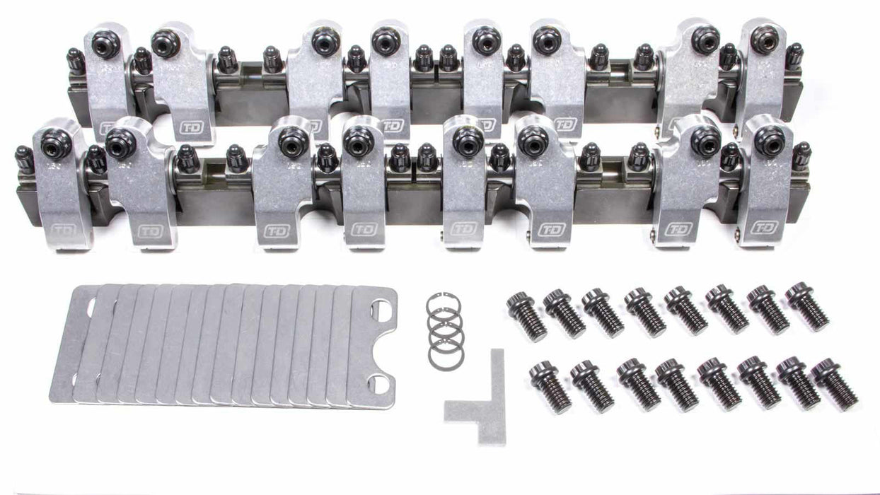 T And D Machine TDM2300-160/160 SBC Shaft Rocker Arm Kit - 1.6/1.6 Ratio