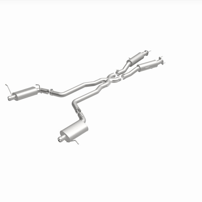 Magnaflow 15064 MagnaFlow 12 Jeep Grand Cherokee V8 6.4L Dual Split Rear Exit Stainless Cat Back Performance Exhaust