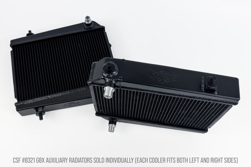 CSF 8321 BMW G8X M3/M4/M2 High-Performance Auxiliary Radiator - Single Radiator