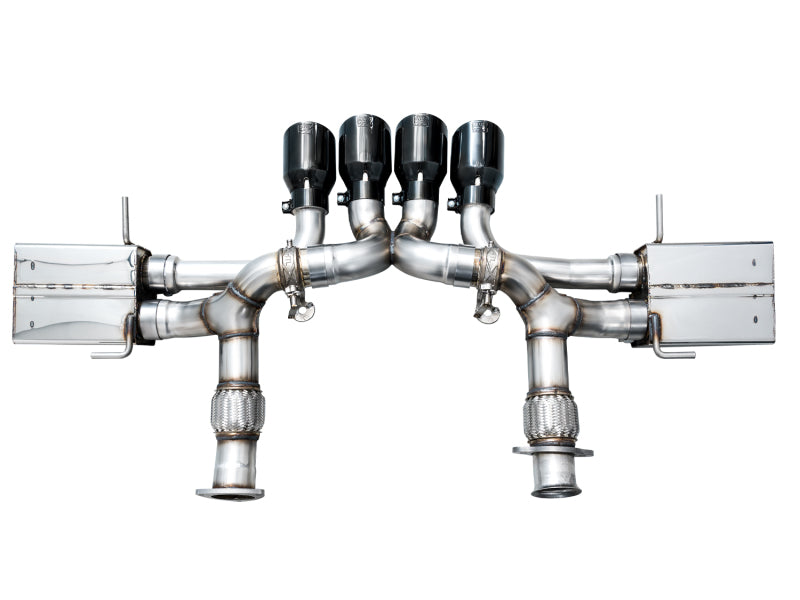 AWE Tuning 3025-43906 AWE 2023 C8 Corvette Z06 SwitchPath Cat-Back Exhaust - Diamond Black Tips