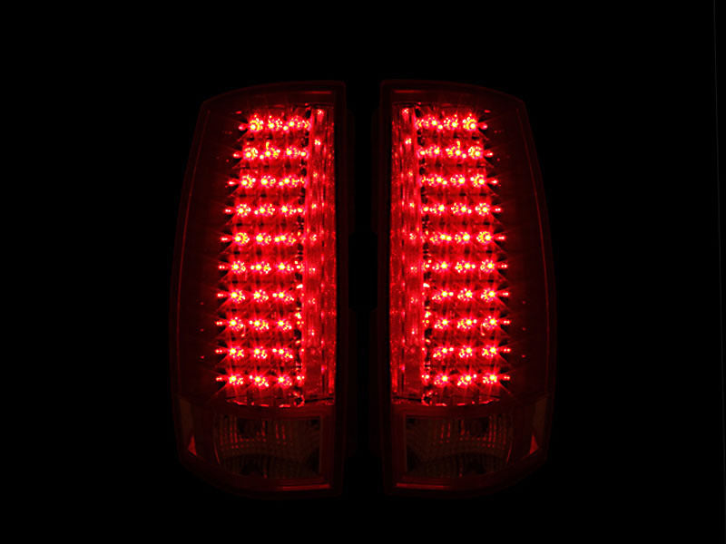 ANZO 311140 2007-2014 Chevrolet Suburban LED Taillights Red/Clear G4