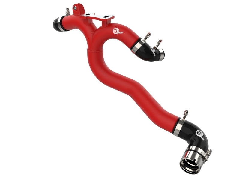 aFe 46-20508-R AFE 2018-2020 Kia Stinger 19-22 G70 BladeRunner 3in Aluminum Hot Charge Pipe Red