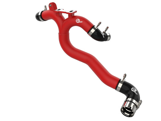 aFe 46-20508-R AFE 2018-2020 Kia Stinger 19-22 G70 BladeRunner 3in Aluminum Hot Charge Pipe Red