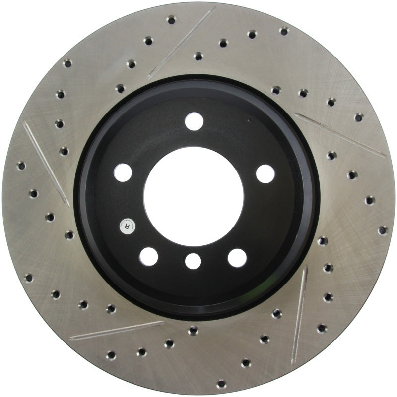Stoptech 127.34093R StopTech 07-09 BMW 335 (E90/E92/E93) Slotted & Drilled Right Front Rotor