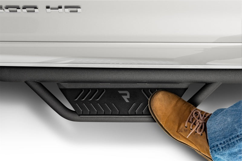 N-Fab HPC1473QC-TX Podium LG 14-17 Chevy-GMC 1500 Double Cab - Tex. Black - 3in