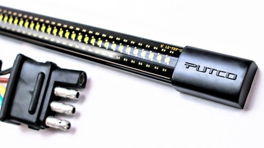 Putco 92010-60 60in Red Blade LED Tailgate Light Bar for Ford Turcks w/ Blis and Trailer Detection