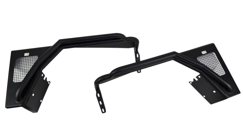 Fishbone Offroad FB23029F 97-06 Jeep Wrangler TJ Steel Tube Fenders Front 3In Flare - Blk Textured Powdercoat