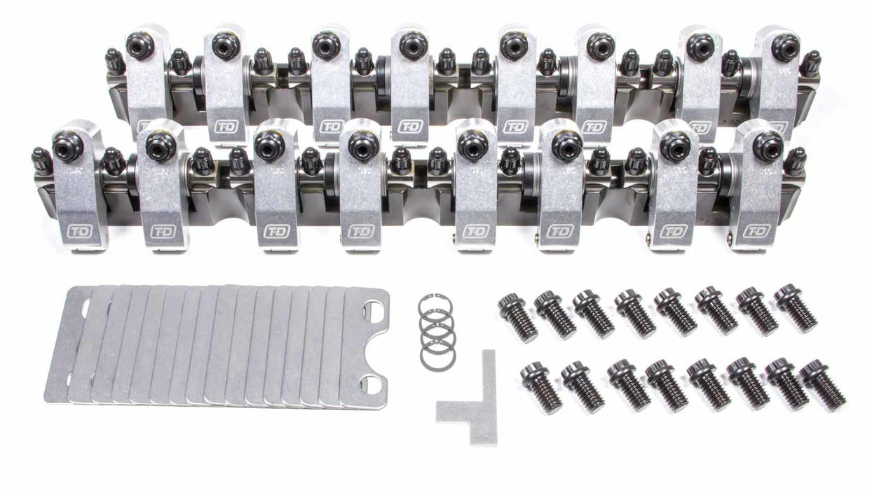 T And D Machine TDM7341-165/165 SBF Shaft Rocker Arm Kit - 1.65/1.65 Ratio