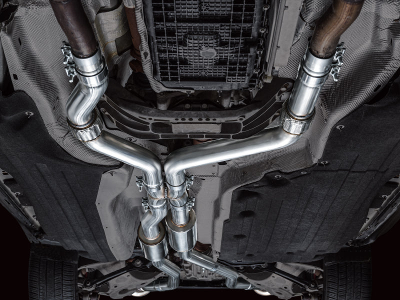 AWE Tuning 3015-43625 2020+ Ford Explorer ST Touring Edition Exhaust w/ Diamond Black Tips