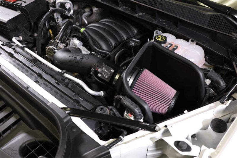 K&N Engineering 63-3110 K&N 2019+ Chevrolet 1500 5.3L / 6.2L V8 F/I AirCharger Performance Intake System