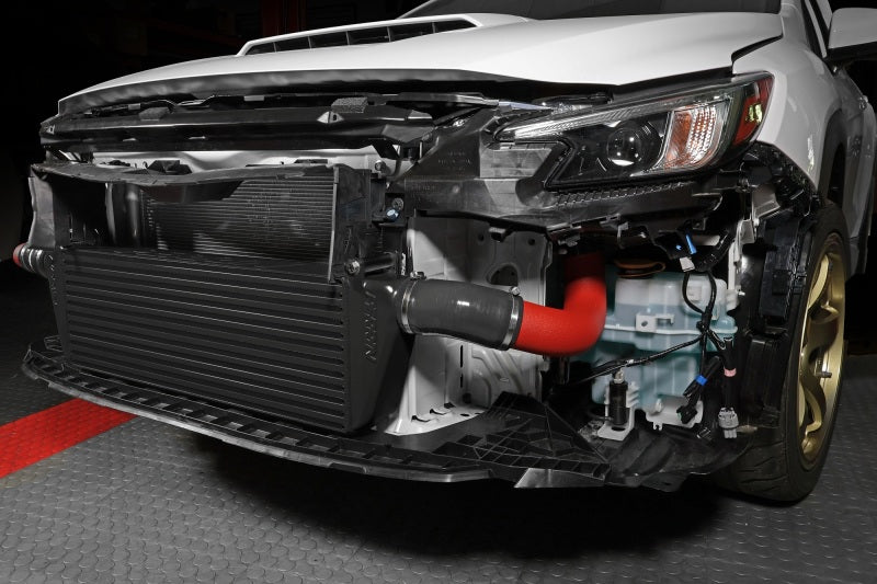 Perrin Performance PSP-ITR-441BK/RD PERRIN 22-25 Subaru WRX Front Mount Intercooler Kit (Red Tubes & Black Core)