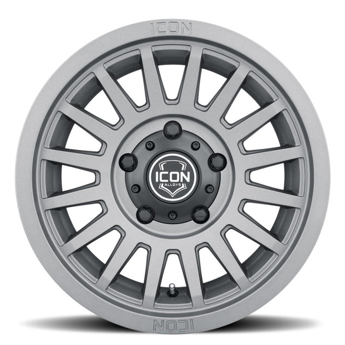 ICON 3617858347CH Recon SLX 17x8.5 6x5.5 BP 0mm Offset 4.75in BS 106.1mm Bore Charcoal Wheel