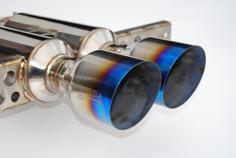 Invidia HS17CHB7GM2ST 2017+ Honda Civic Hatchback Sport/Sport Touring Gemini Titanium Tip Cat-back Exhaust