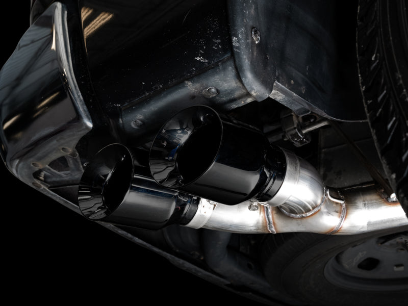 AWE Tuning 3015-33309 09-18 RAM 1500 5.7L (w/o Cutout) 0FG Single Side Exit Cat-Back Exhaust - Diamond Blk Tips
