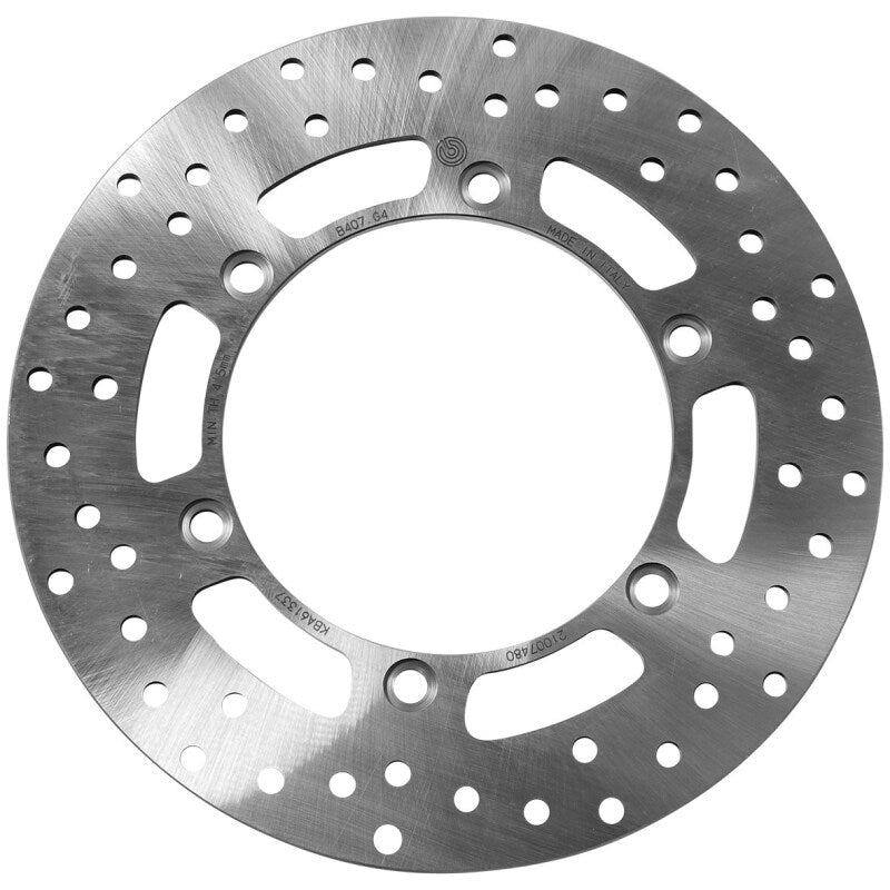 Brembo OE 68B407G4 94-00 Moto-Guzzi RS Daytona 1000CC/00-15 V11 1100CC 282x5mm Brake Disc - Rear Fixed